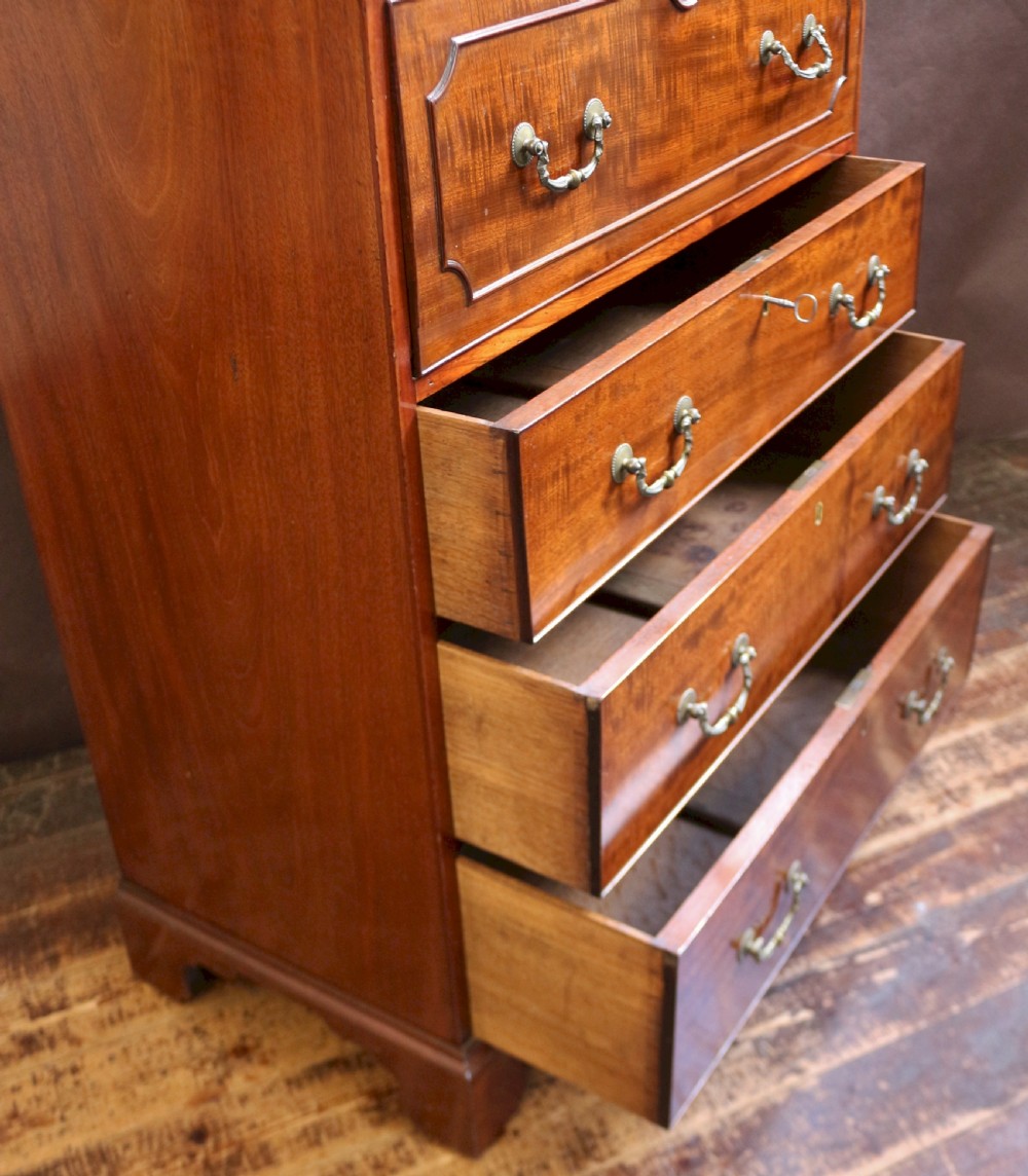 George 111 Mahogany Secretaire Chest Base Bookcase View VII