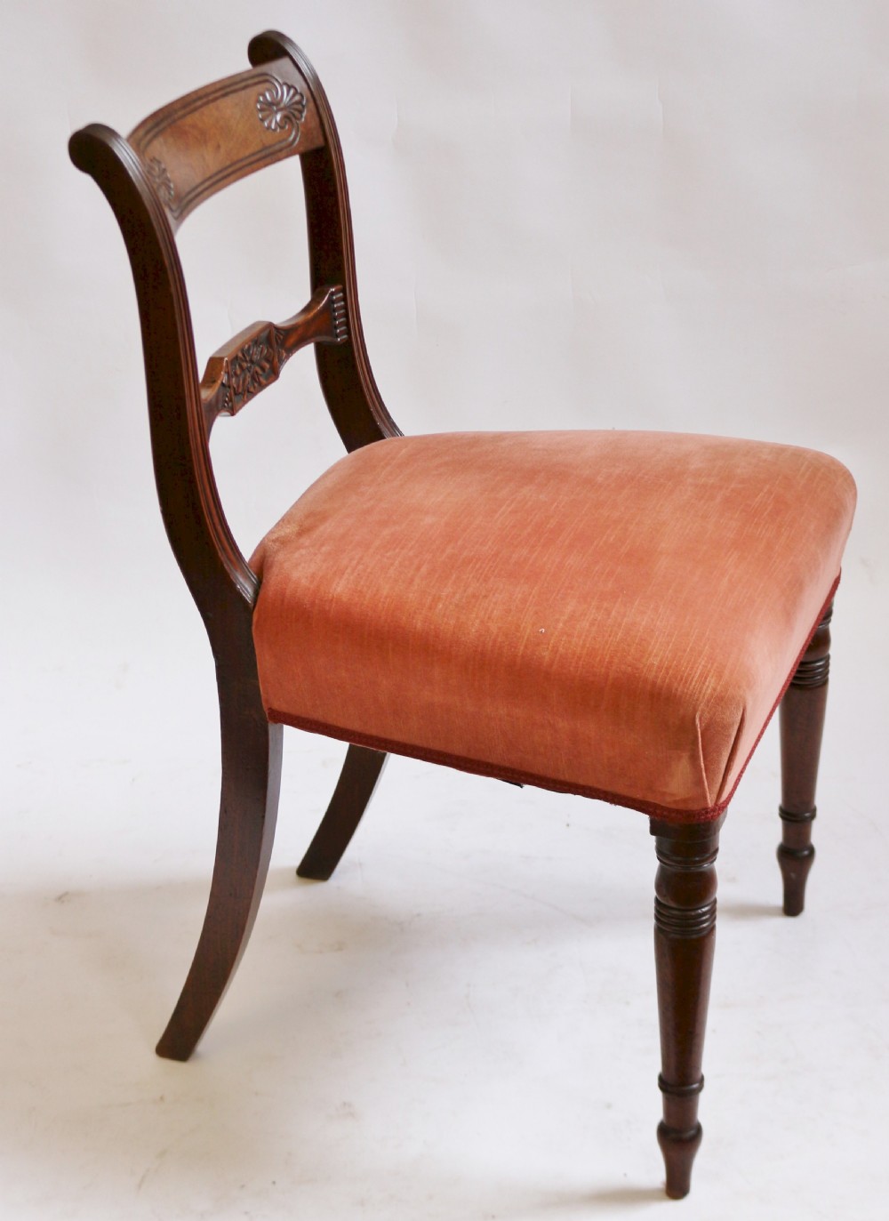 George 111 Mahogany Set of 4 Dining Chairs View V