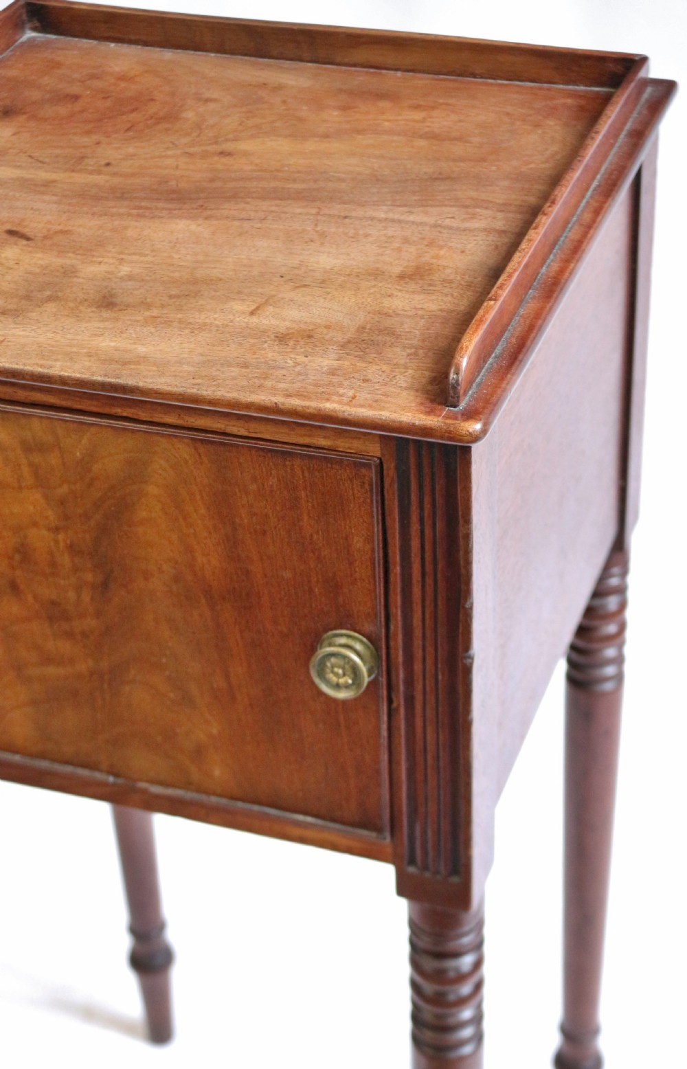 George 111 Mahogany Bedside Cupboard View VII