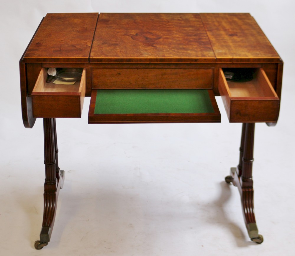 Regency Mahogany Games/Sofa Table View III