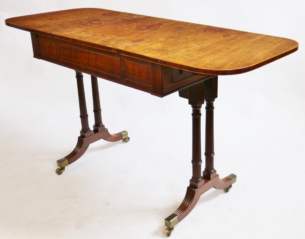 Regency Mahogany Games/Sofa Table View VII