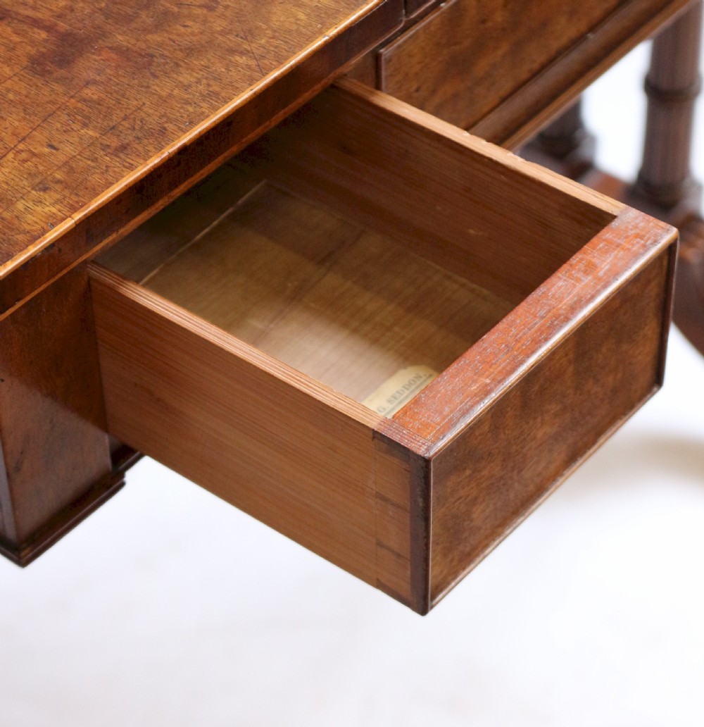 Regency Mahogany Games/Sofa Table View XVI