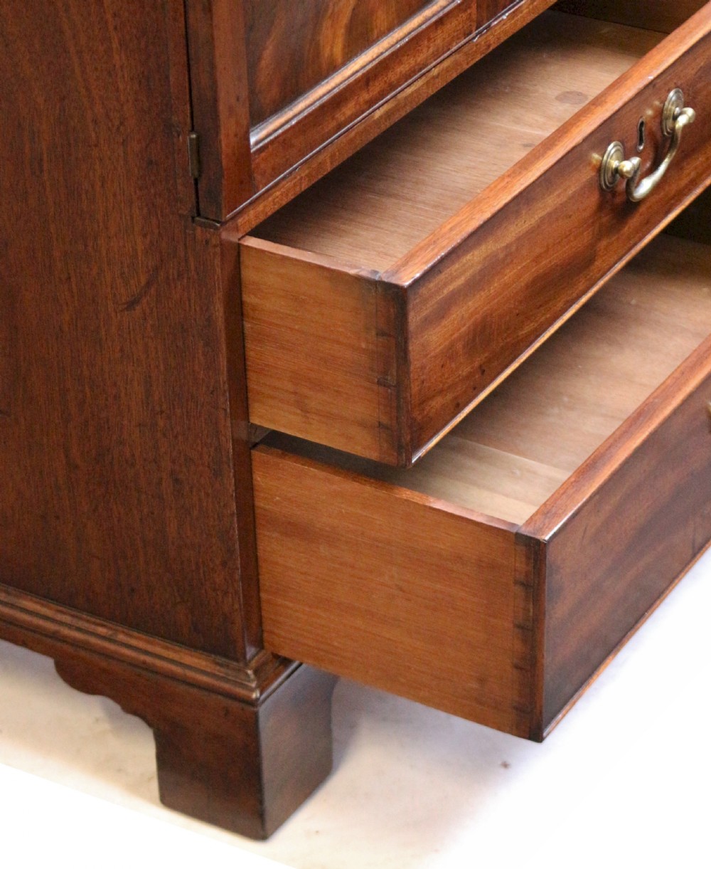 George 111 Mahogany Converted Chest Commode Bedside Cabinet View V