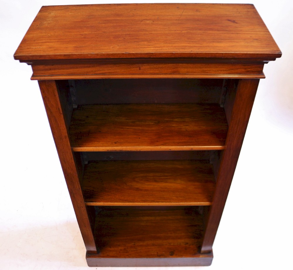 Victorian Narrow Walnut Open Bookcase View IV