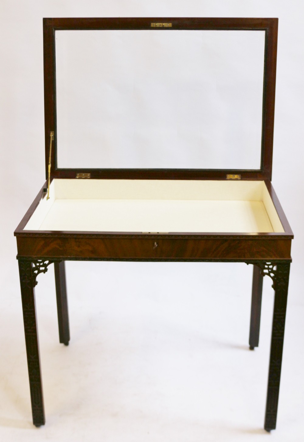 Late 19C Good Quality Mahogany Bijouterie Table View II