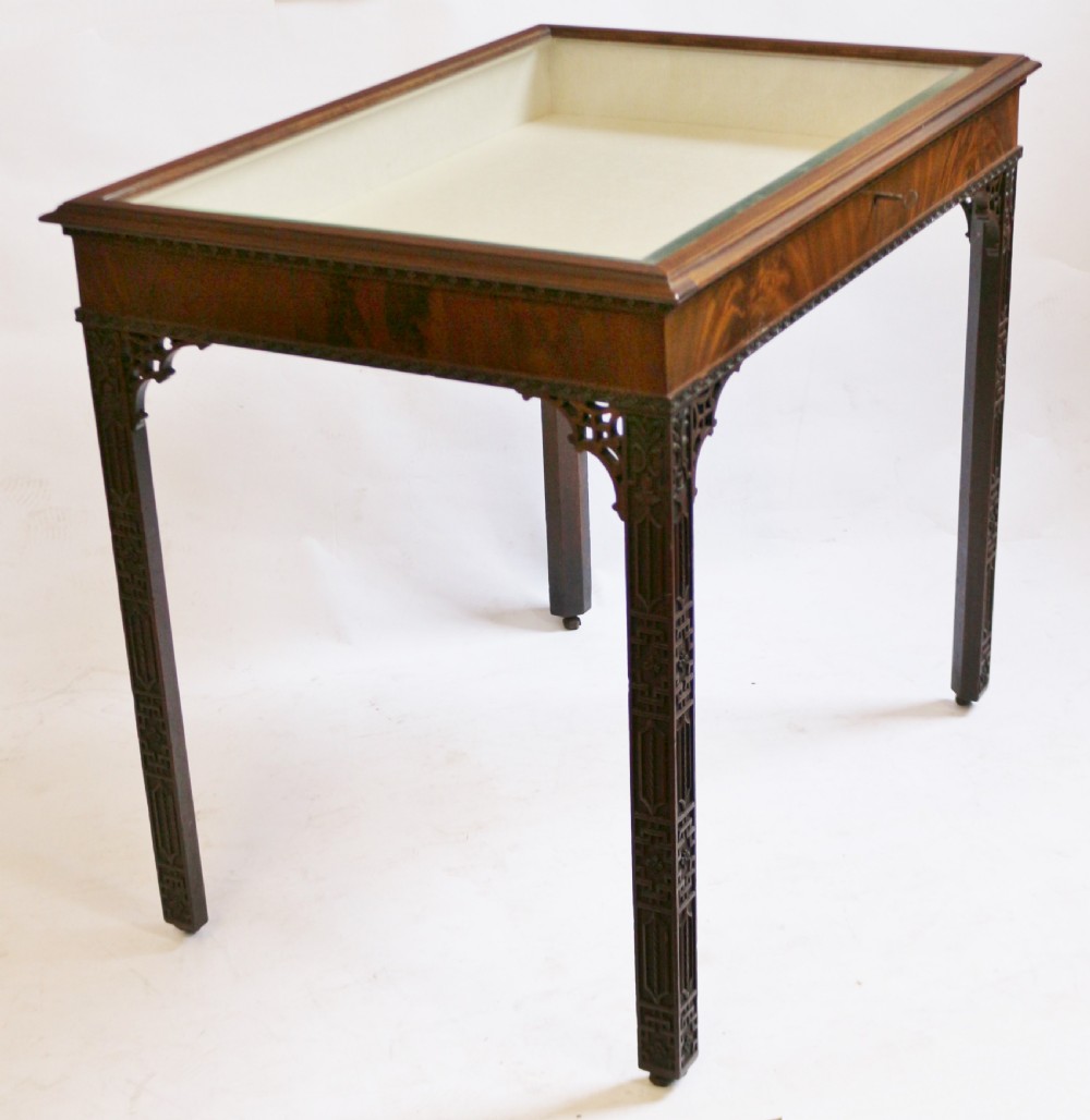 Late 19C Good Quality Mahogany Bijouterie Table View IV
