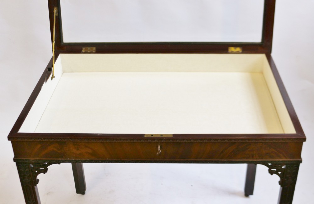 Late 19C Good Quality Mahogany Bijouterie Table View V