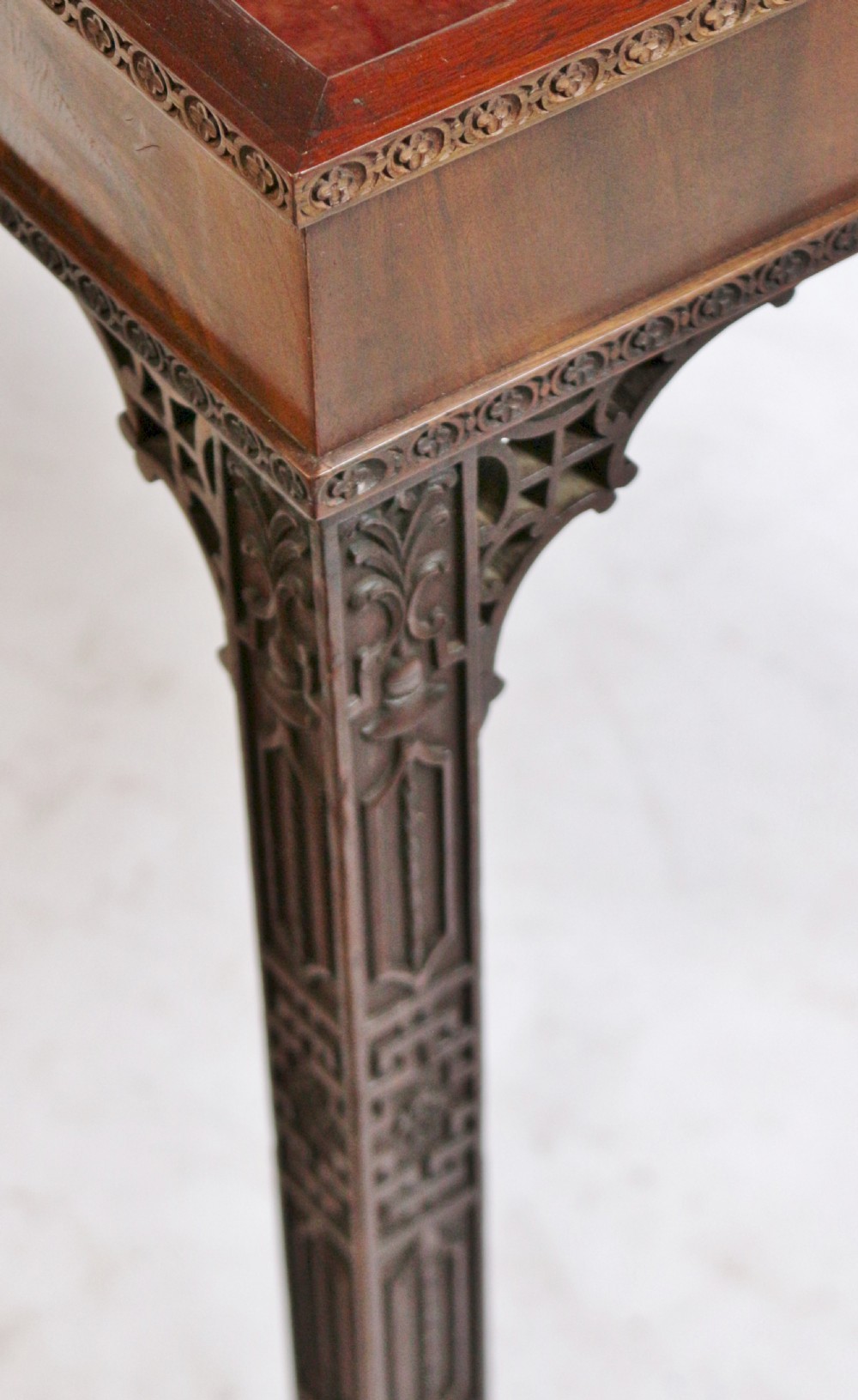 Late 19C Good Quality Mahogany Bijouterie Table View IX