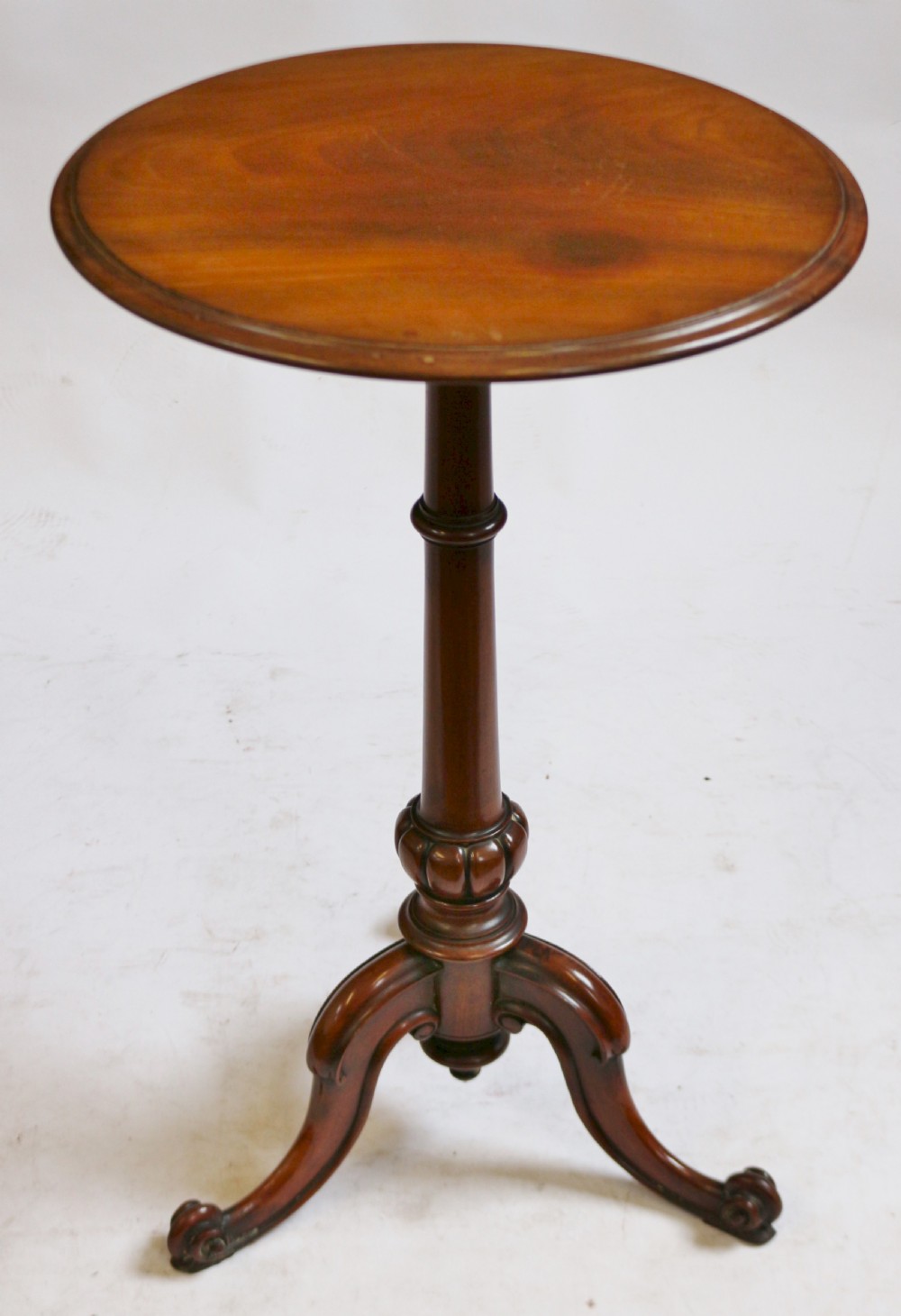Good Quality Victorian Mahogany Circular Tripod Table View II