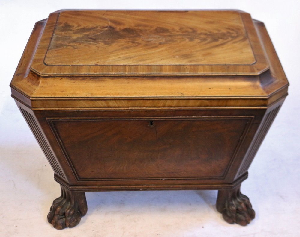 Regency Mahogany Sarcophagus Wine Cooler