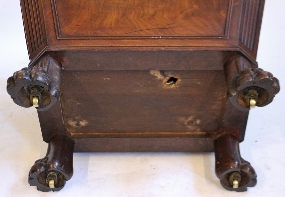 Regency Mahogany Sarcophagus Wine Cooler View VI