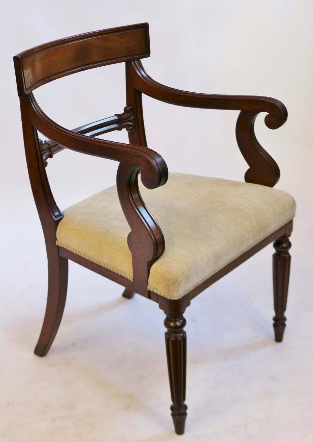 George 1V Mahogany Armchair View II