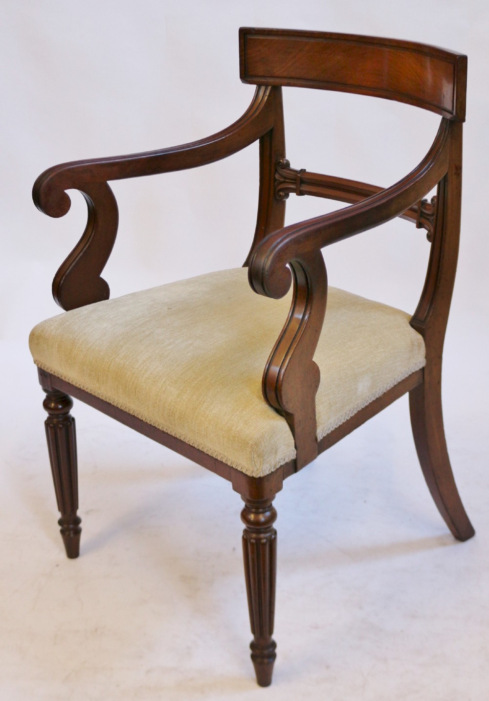 George 1V Mahogany Armchair View III
