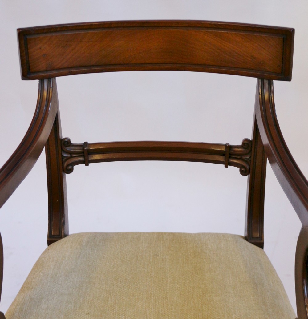 George 1V Mahogany Armchair View IV