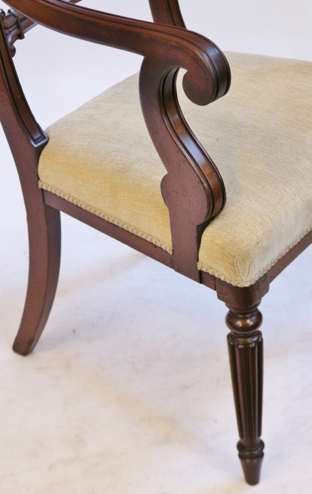 George 1V Mahogany Armchair View V
