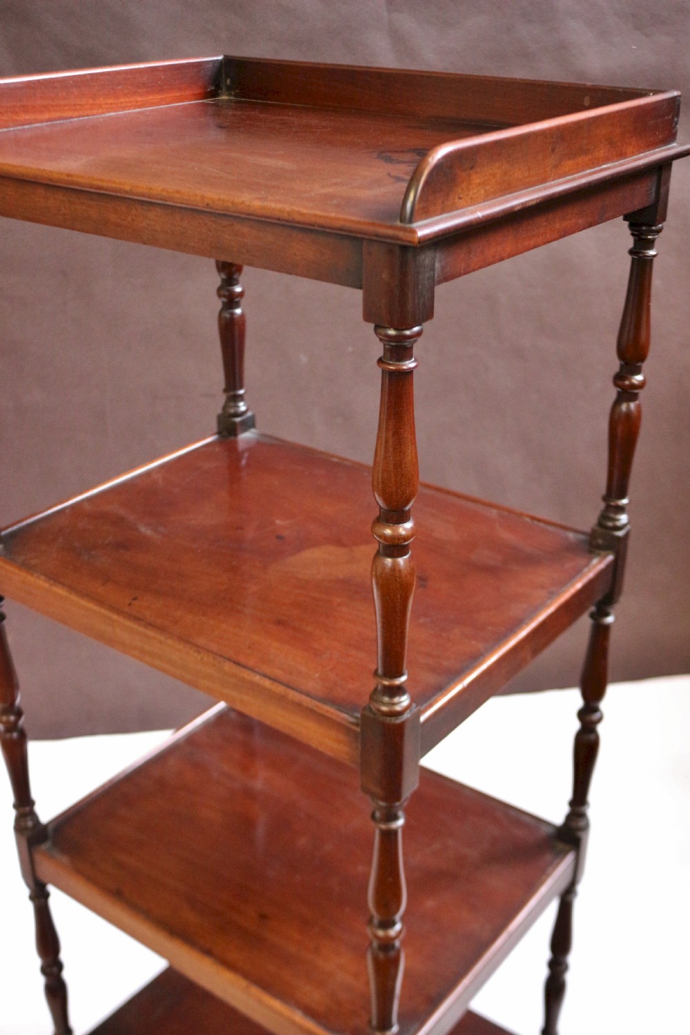 George IV Mahogany 4 Tier Whatnot View VI