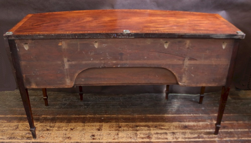 Fine George 111 Mahogany Bowfront Sideboard View IX