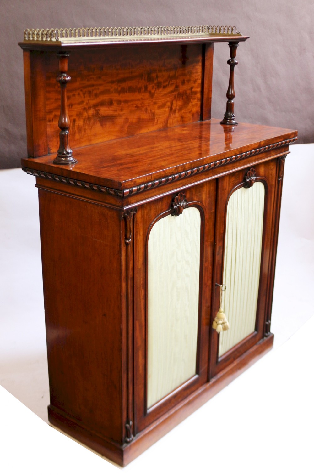 Fine Quality William 1V Mahogany Chiffonier by Holland & Sons View III