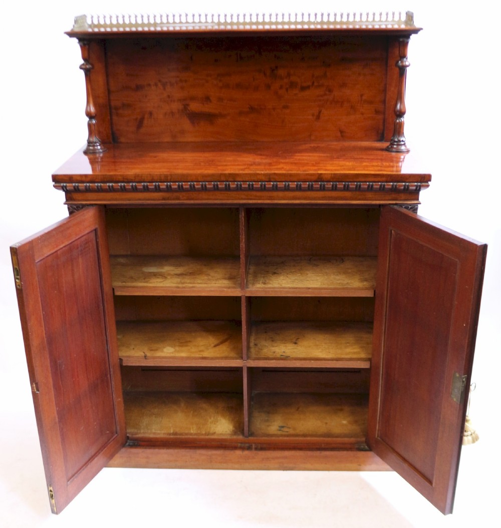 Fine Quality William 1V Mahogany Chiffonier by Holland & Sons View IV