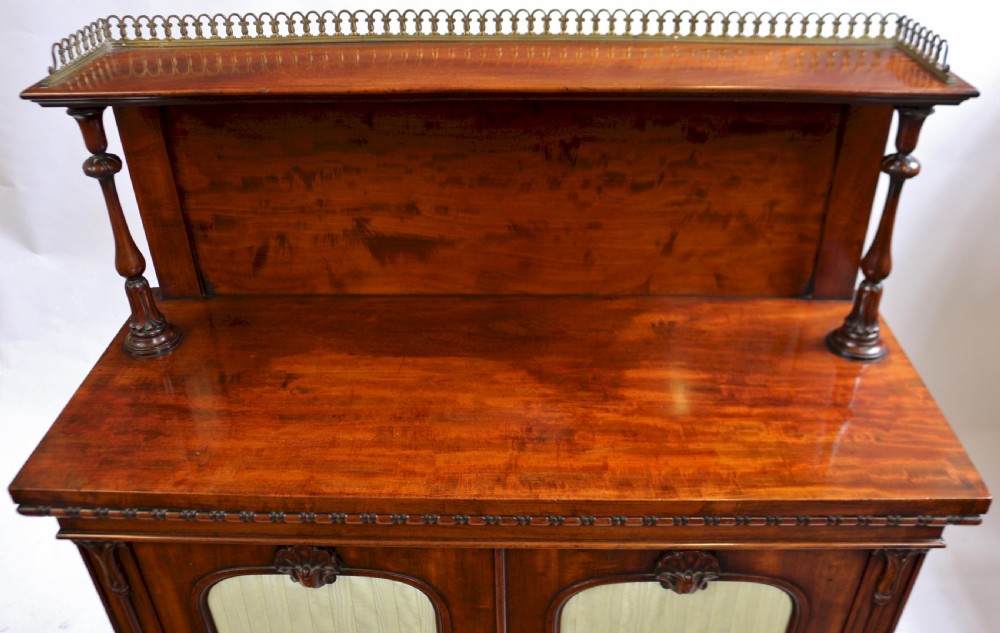 Fine Quality William 1V Mahogany Chiffonier by Holland & Sons View V