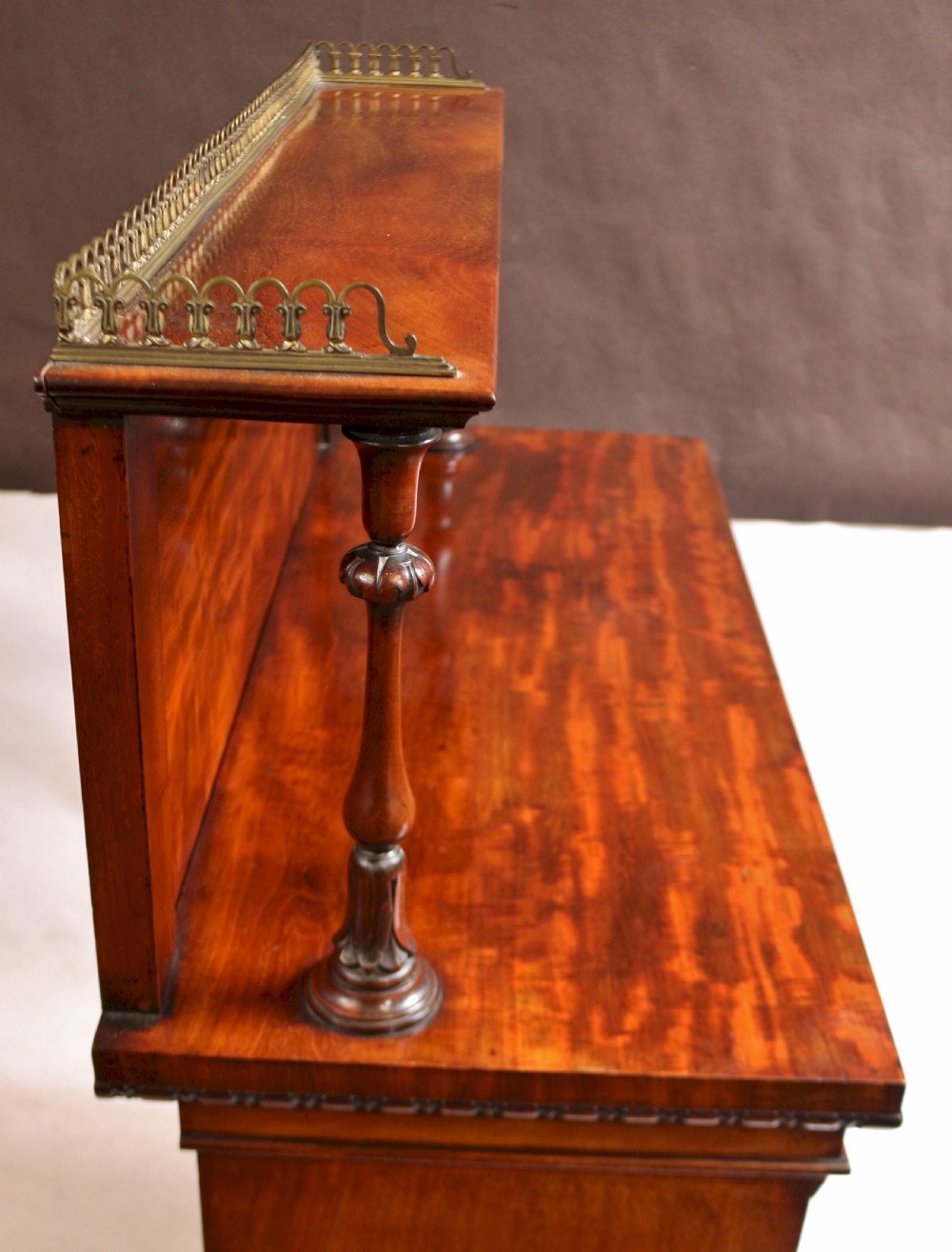 Fine Quality William 1V Mahogany Chiffonier by Holland & Sons View IX