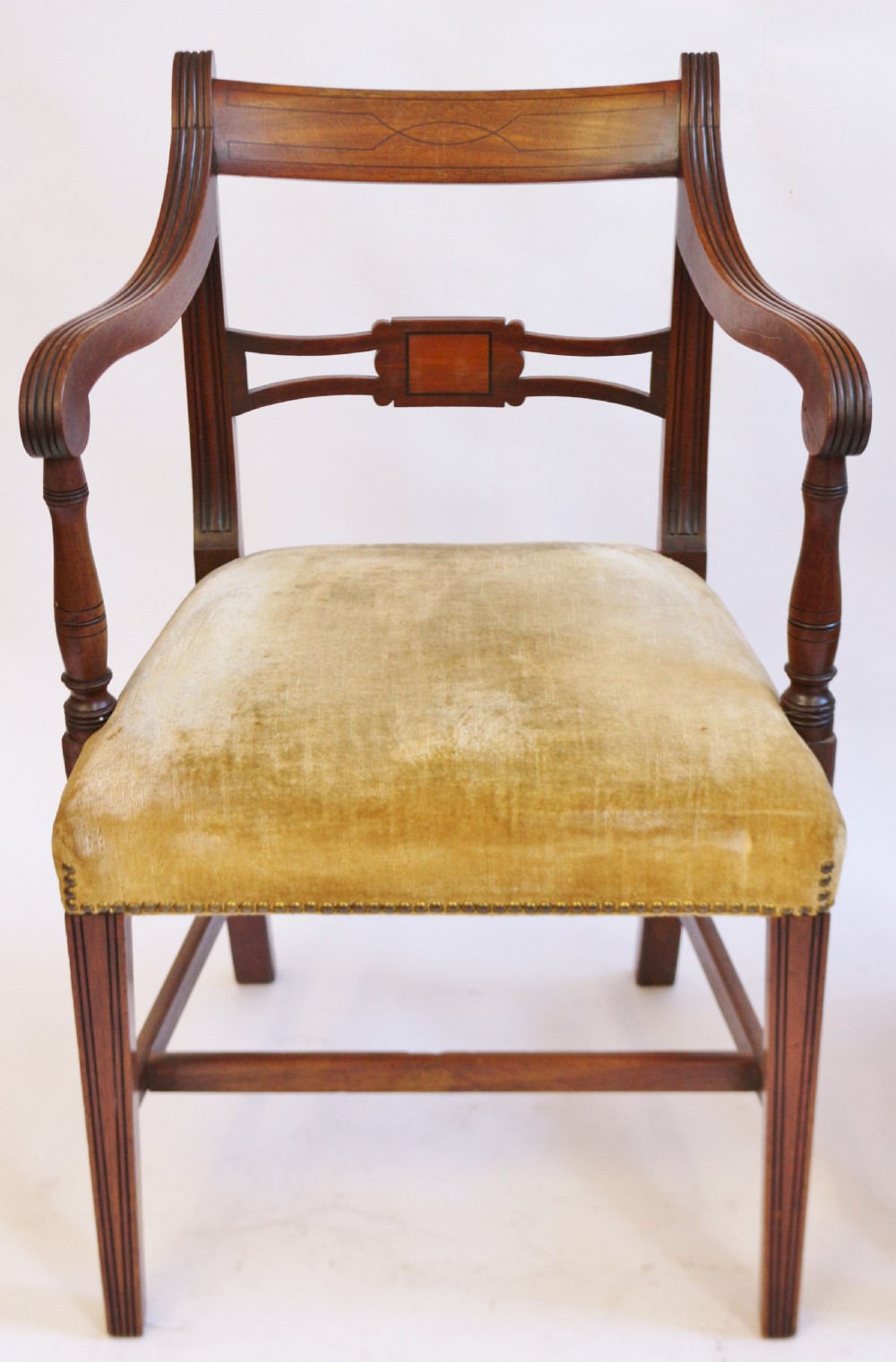 George 111 Mahogany Set of 6 & 2 Dining Chairs View V