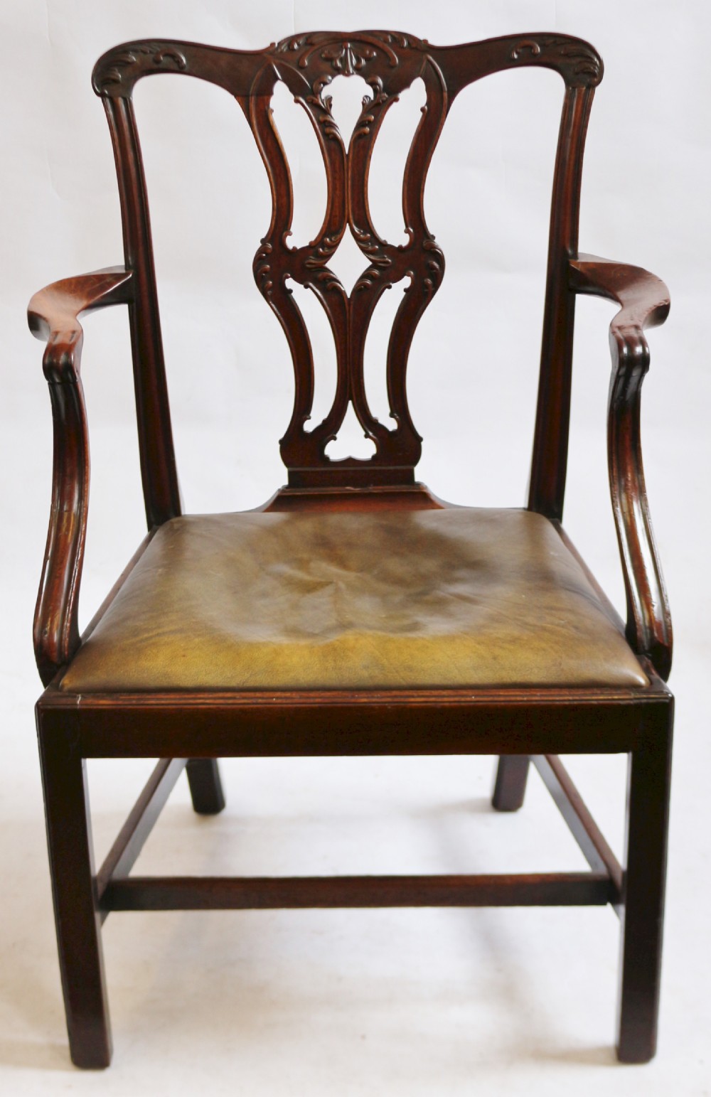 George 111 'Chippendale Style' Mahogany Armchair