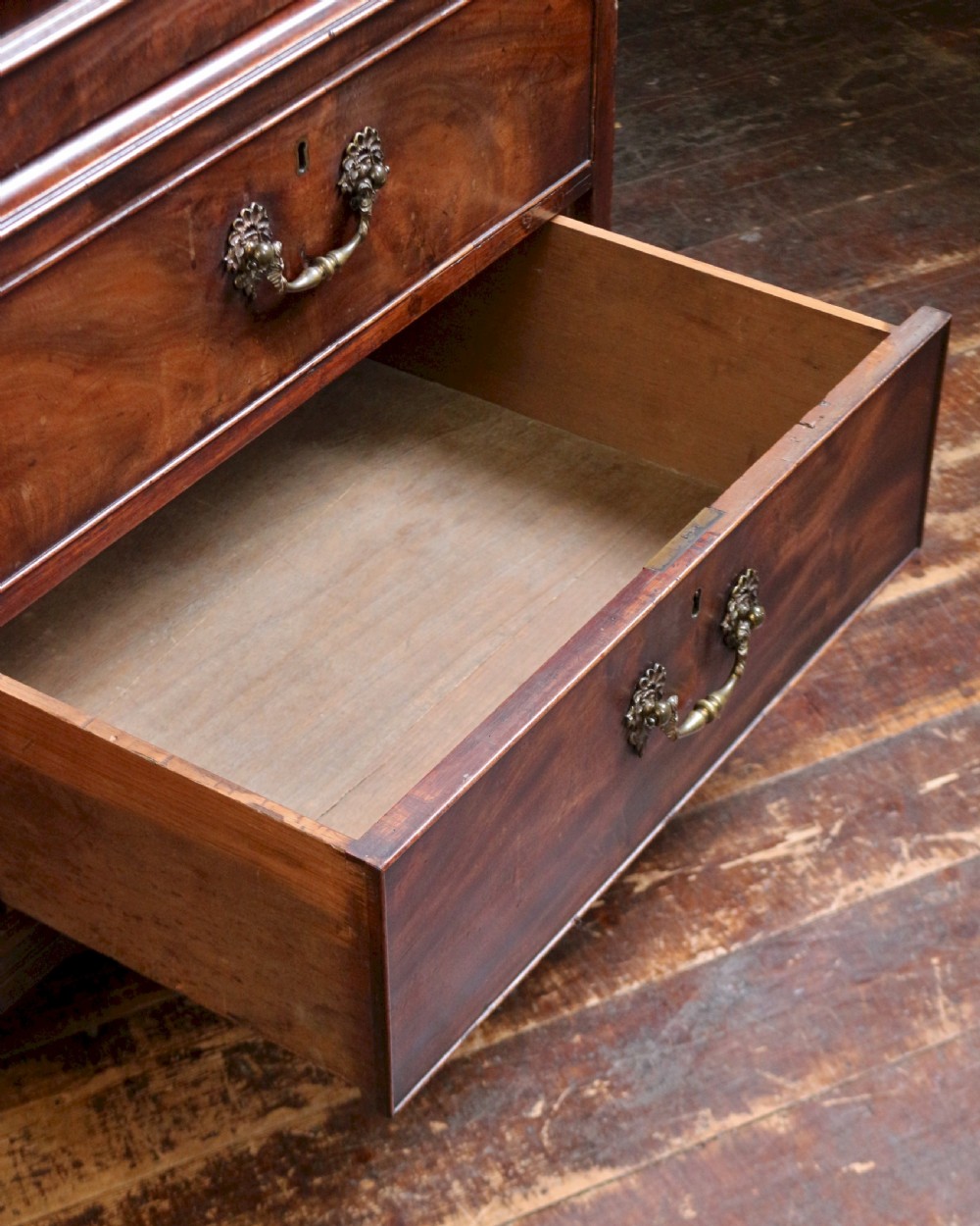 George 111 Mahogany 2 Door Wardrobe View IX