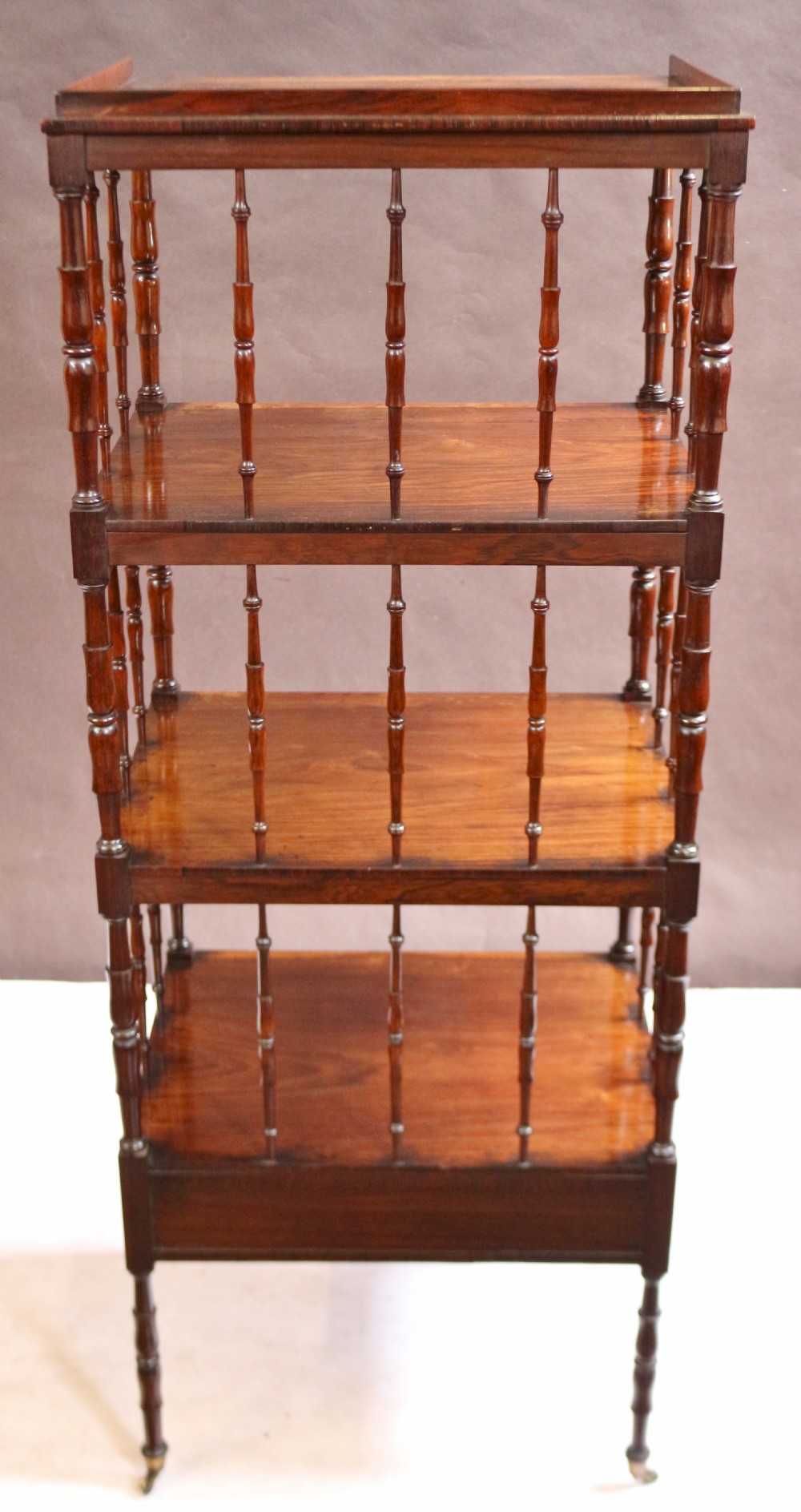 Regency Rosewood 4 Tier Whatnot View IV