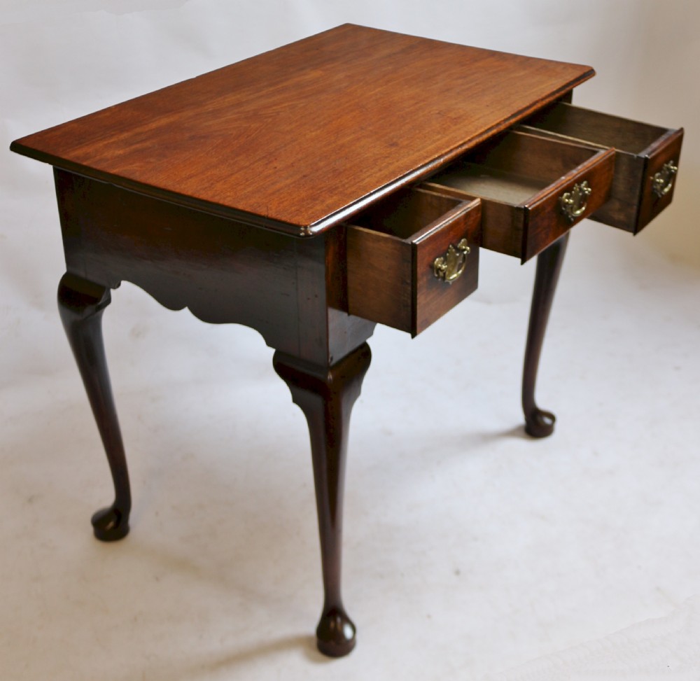 George 111 Mahogany 3 Drawer Lowboy View II