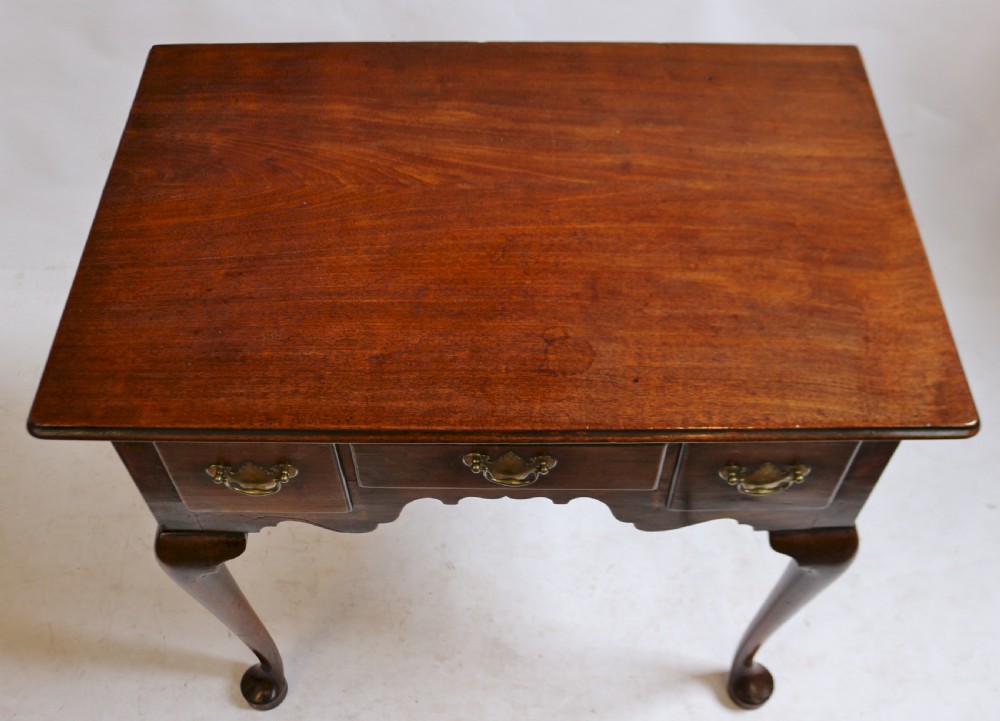 George 111 Mahogany 3 Drawer Lowboy View III