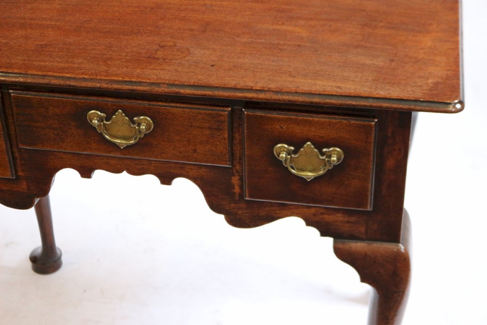 George 111 Mahogany 3 Drawer Lowboy View IV