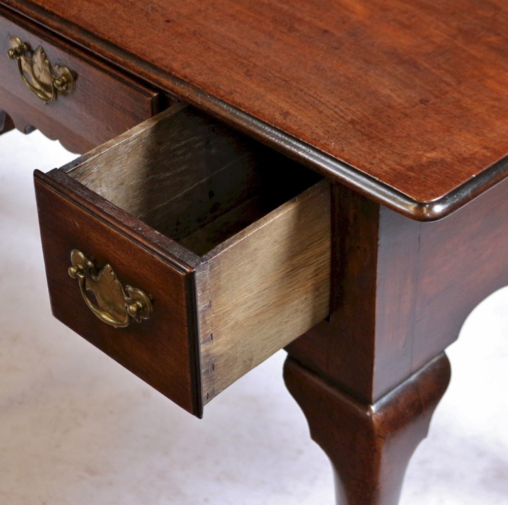 George 111 Mahogany 3 Drawer Lowboy View V