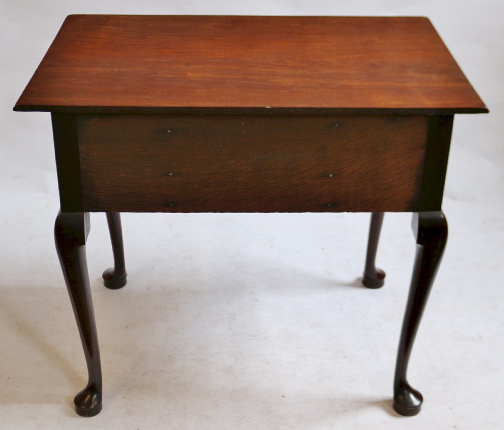 George 111 Mahogany 3 Drawer Lowboy View VII