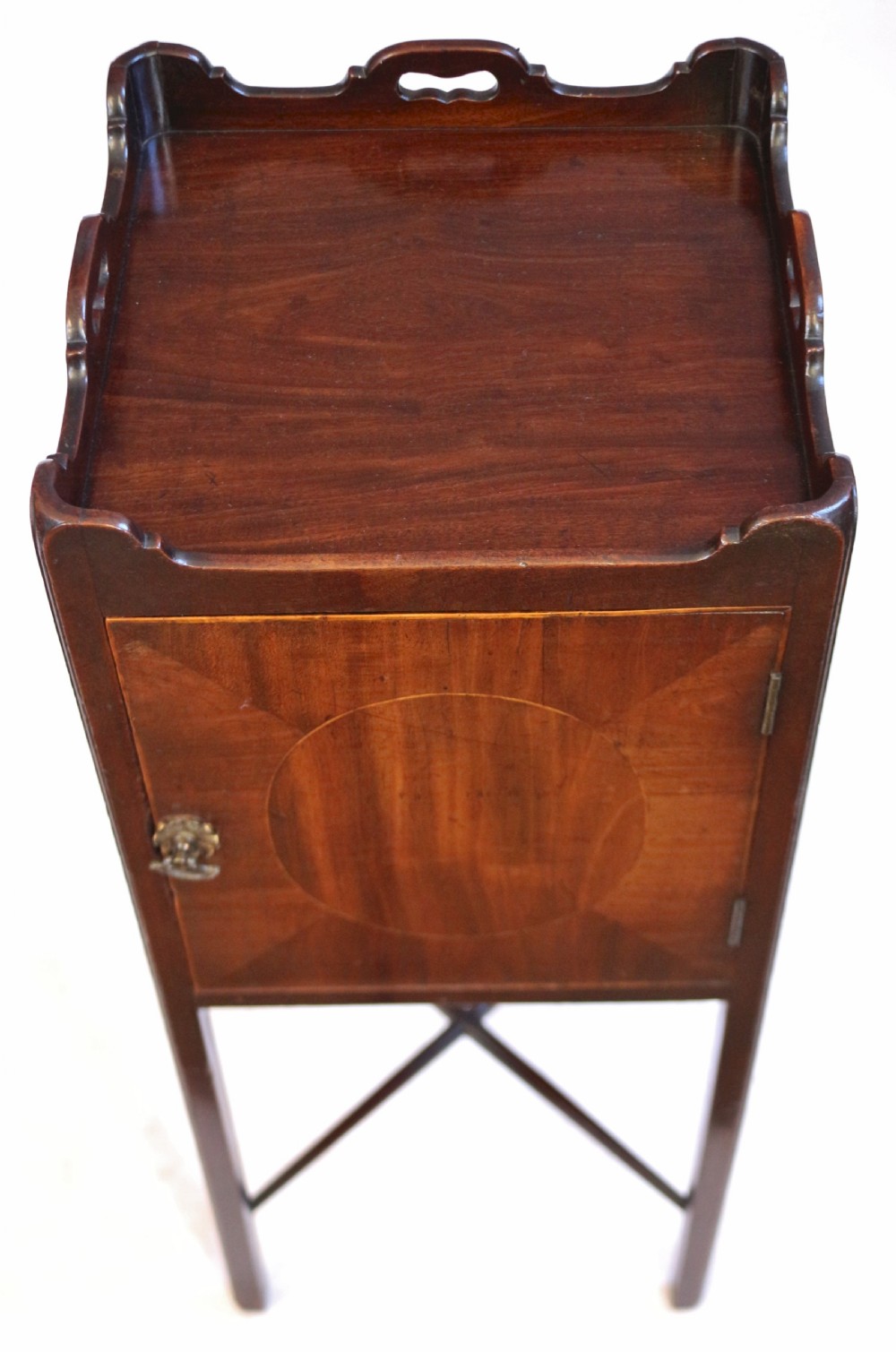 George 111 Mahogany Bedside Cupboard View V