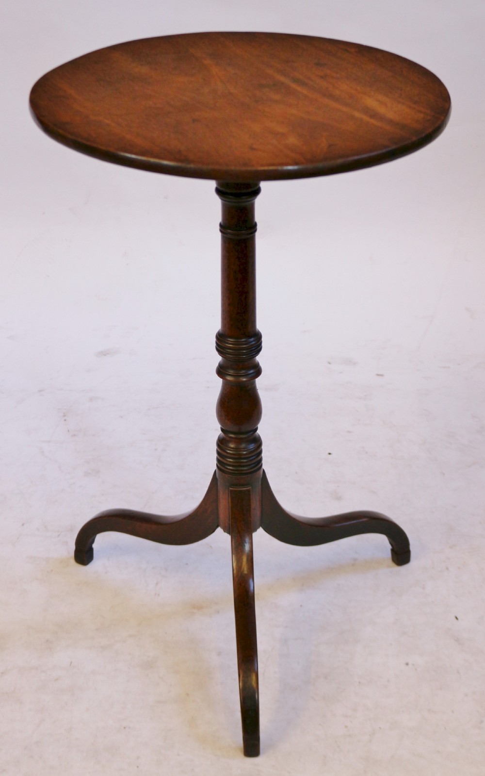 George 111 Mahogany Round Tilt Top Tripod Table