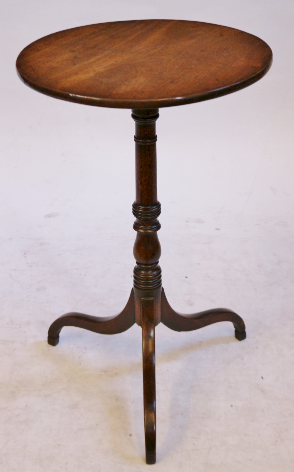 George 111 Mahogany Round Tilt Top Tripod Table View II