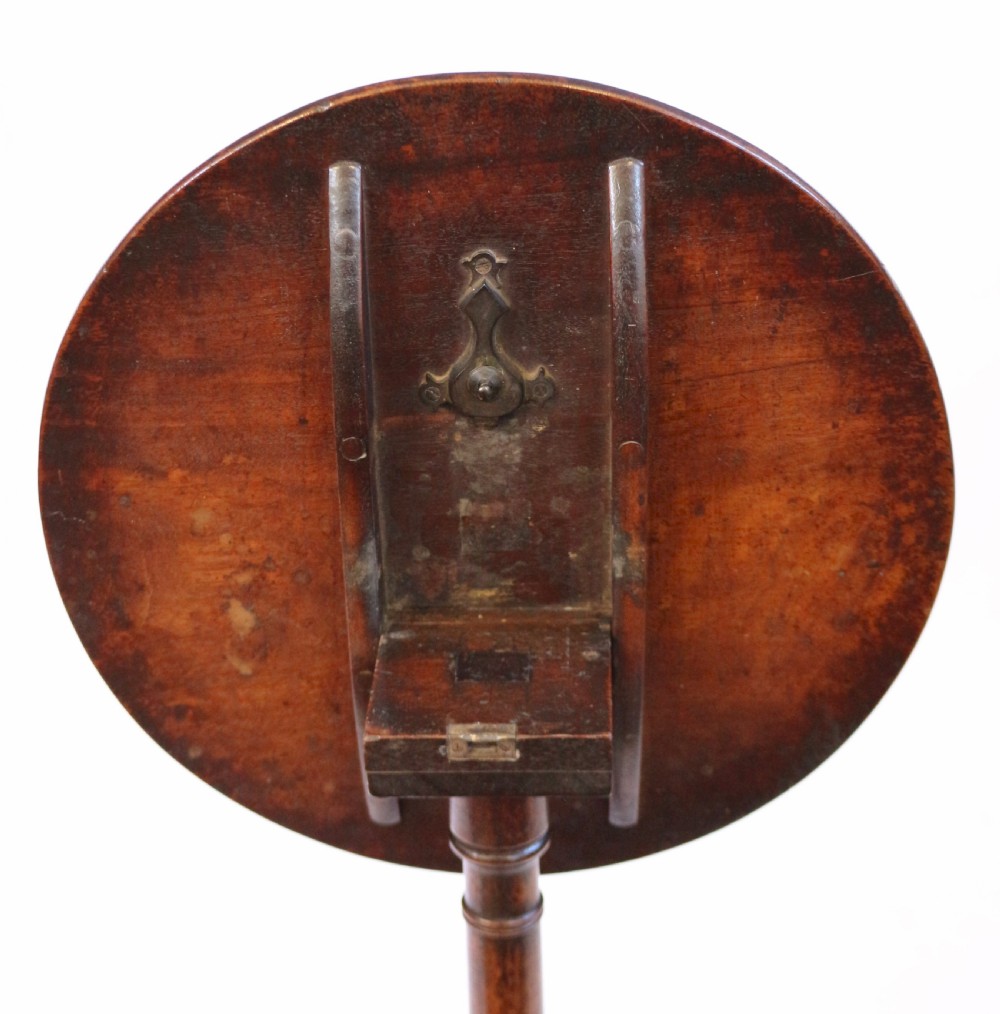George 111 Mahogany Round Tilt Top Tripod Table View VI