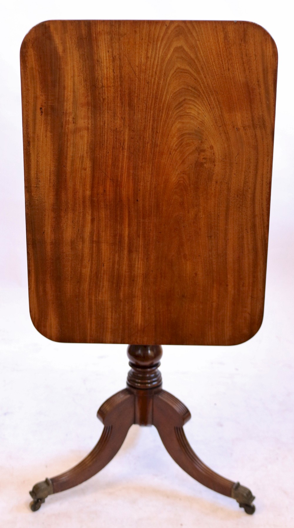 George 1V Mahogany Oblong Tilt Top Tripod Table View IV