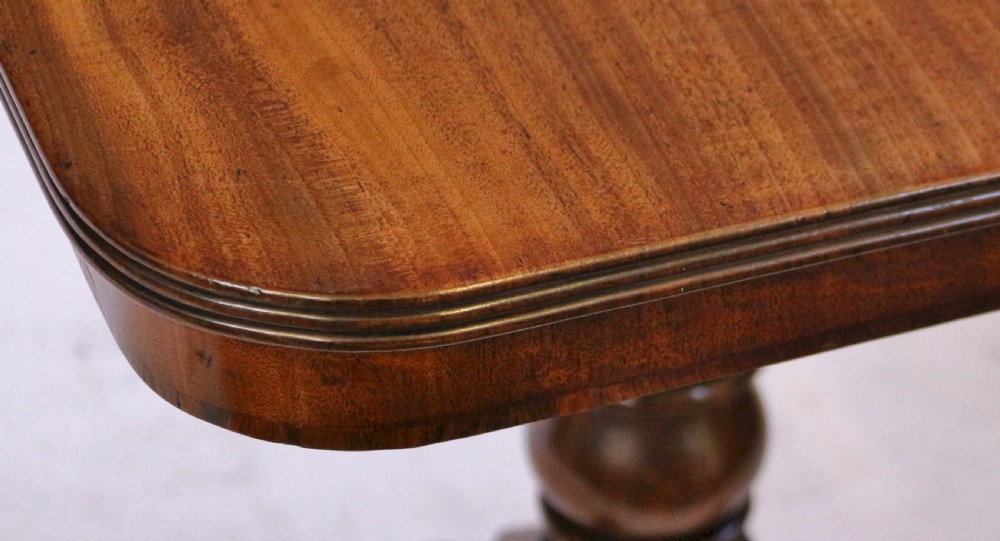George 1V Mahogany Oblong Tilt Top Tripod Table View IX