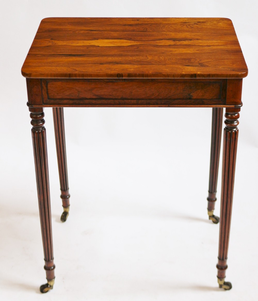 Regency Rosewood 1 Drawer Lamp Side Table View II