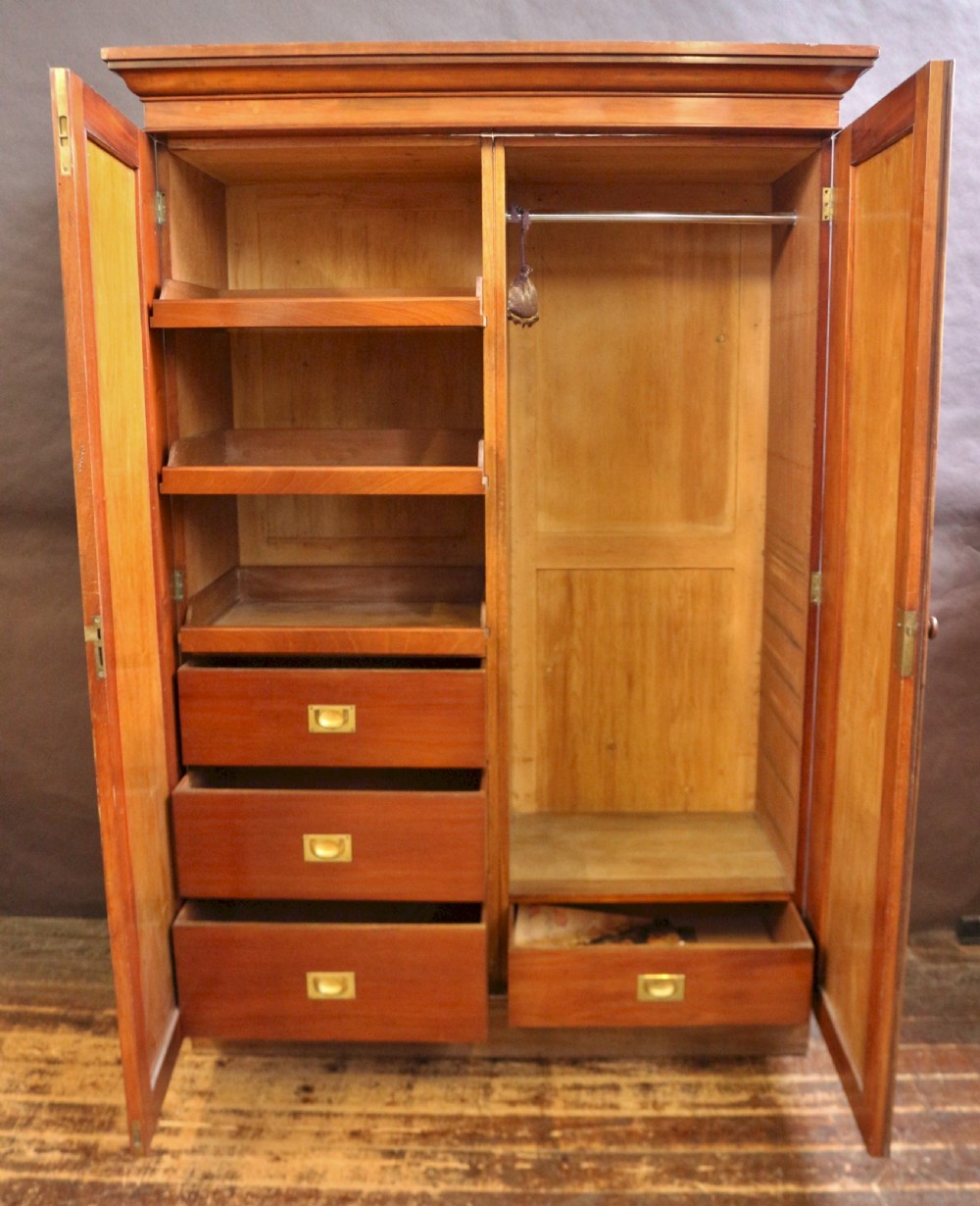 Early Victorian Mahogany 2 Door Wardrobe View III