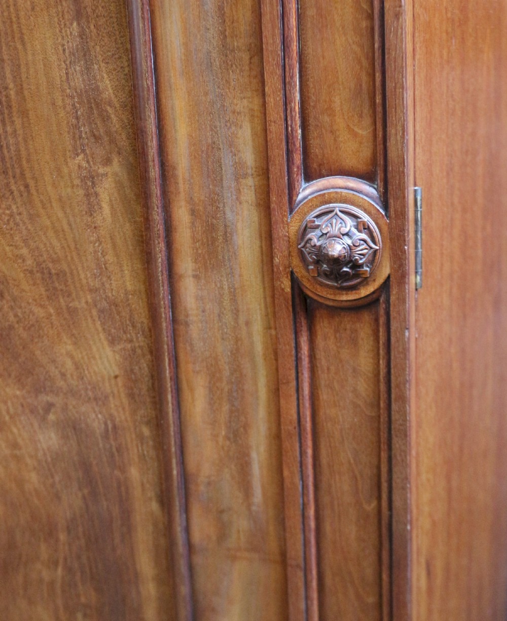 Early Victorian Mahogany 2 Door Wardrobe View V