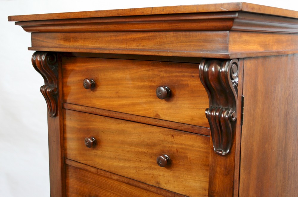 Victorian Large Mahogany 7 Drawer Wellington Chest View VIII