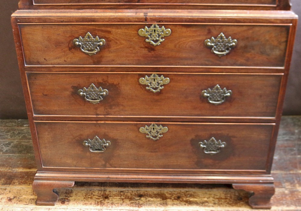 Fine George 111 Mahogany Tallboy Chest on Chest View V