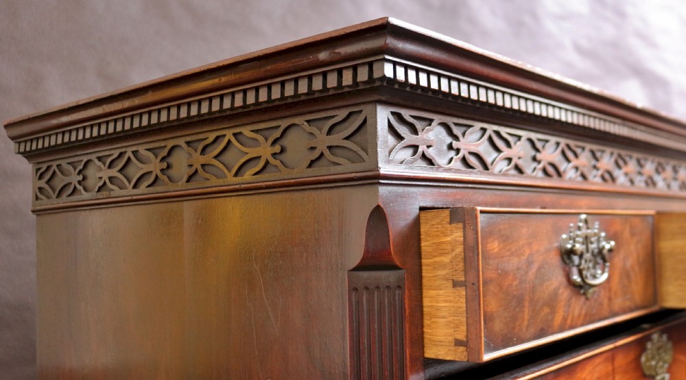 Fine George 111 Mahogany Tallboy Chest on Chest View VII