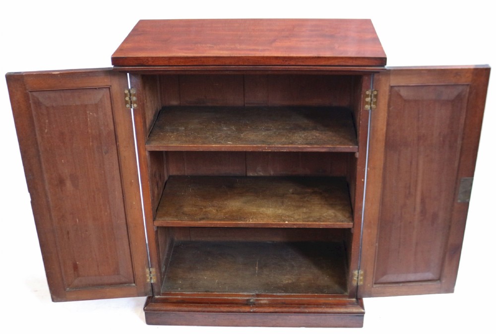 Early 19C Mahogany Small 2 Door Cupboard View II