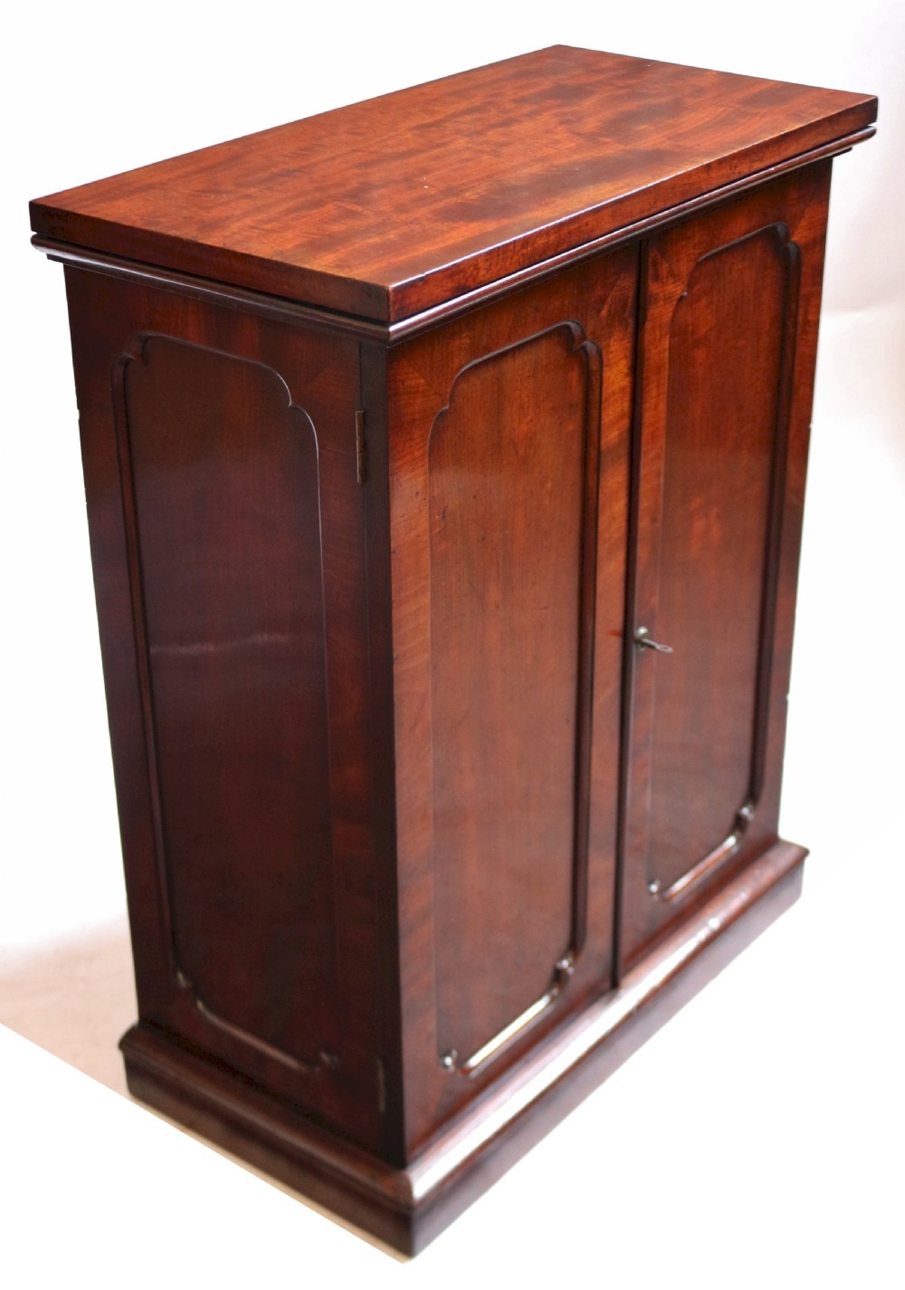Early 19C Mahogany Small 2 Door Cupboard View III