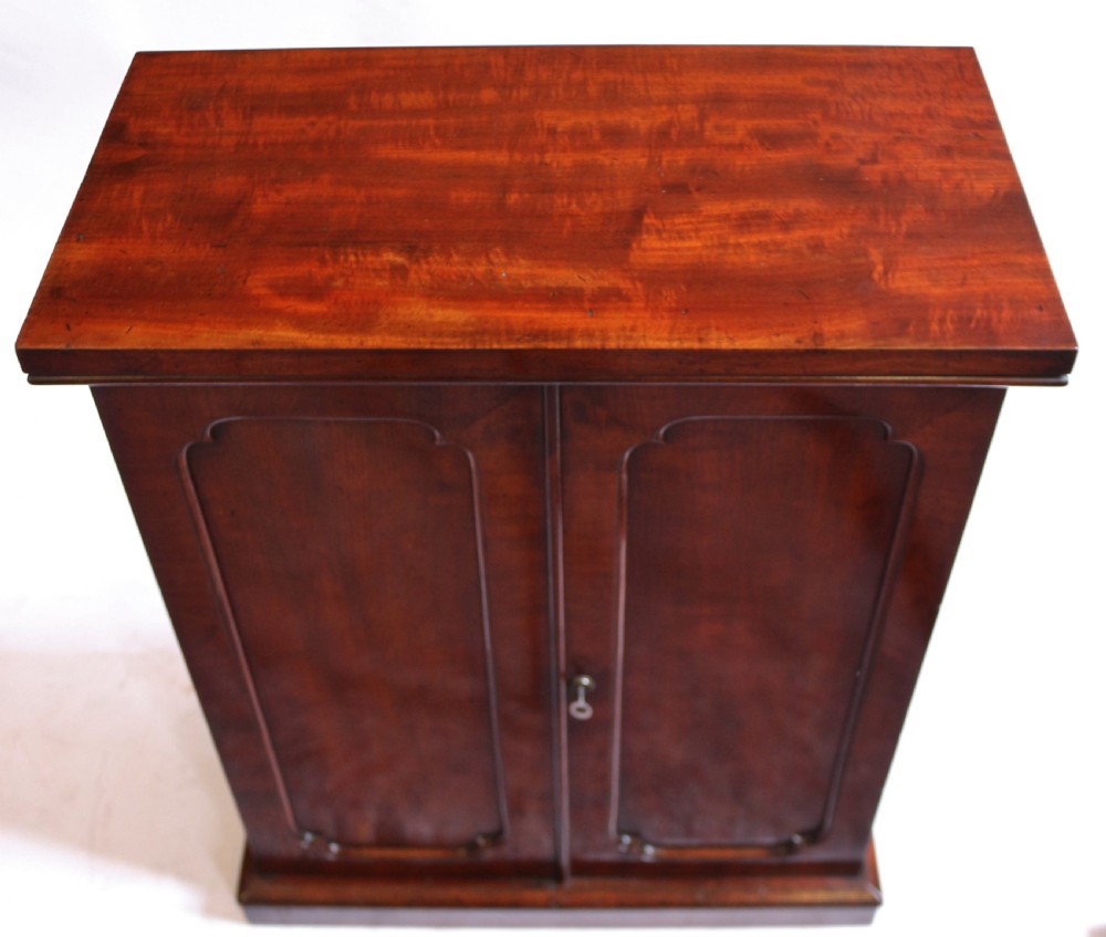 Early 19C Mahogany Small 2 Door Cupboard View V