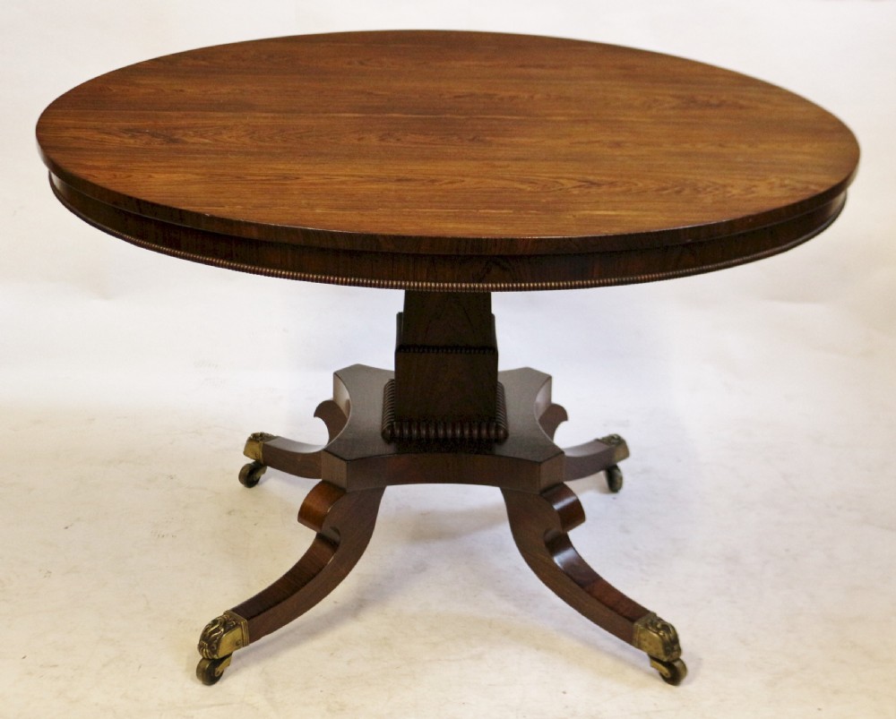 Regency Rosewood Circular Centre Table